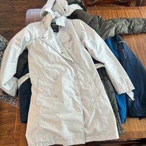 Helly Hansen White Double-Breasted Coat